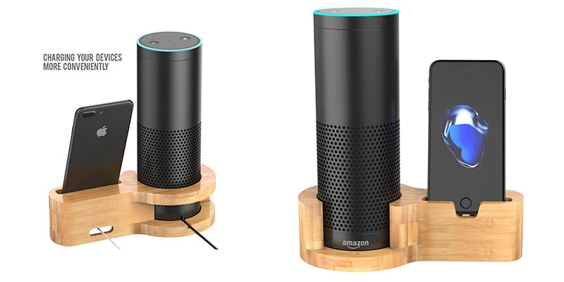 Amazon Echo Bamboo Dock