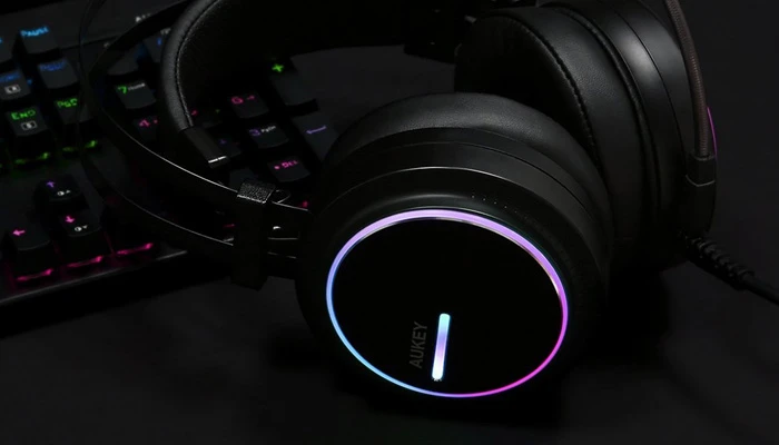 Aukey GH-S5 Gaming Headset RGB Lights