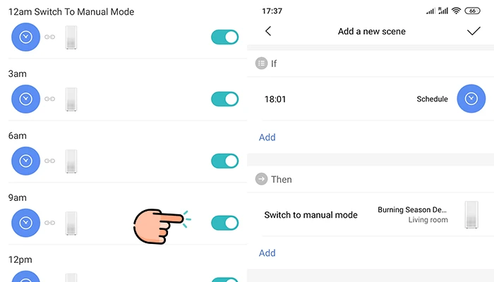 Automated Xiaomi Air Purifier Settings