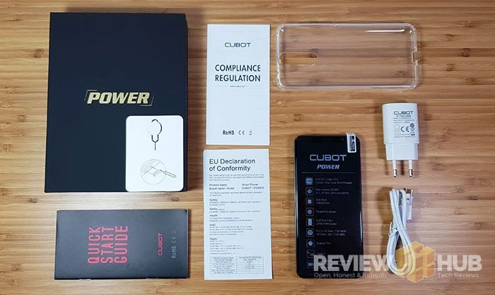 Cubot Power Box Contents