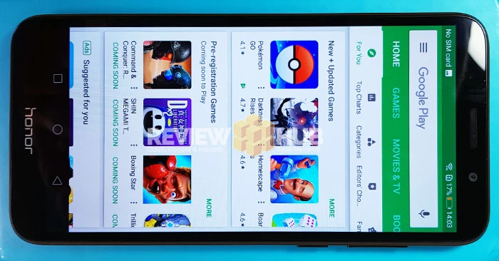 Huawei Honor 7S Display