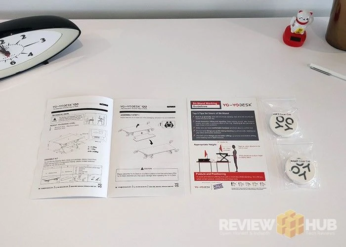 Yo-Yo Sit Stand Desk 120 Setup