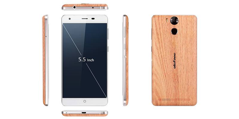 Ulefone Power Wooden Dimensions