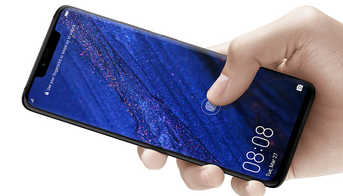 Huawei Mate 20 in-display fingerprint reader